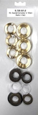 KIT, COMPLETE, 18MM, U-SEAL PACKING, 3 PACK, 8.758-061.0