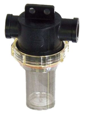 IN-LINE CAN-TYPE WATER FILTERS, 40 MESH, CLEAR