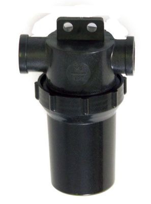 INLINE FILTER, CAN-TYPE, BLACK, 1/2