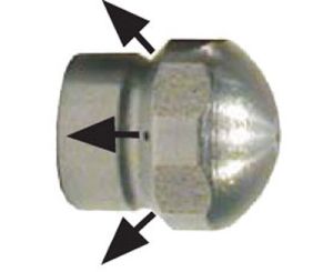NON-ROTATING SEWER NOZZLE, 1/8